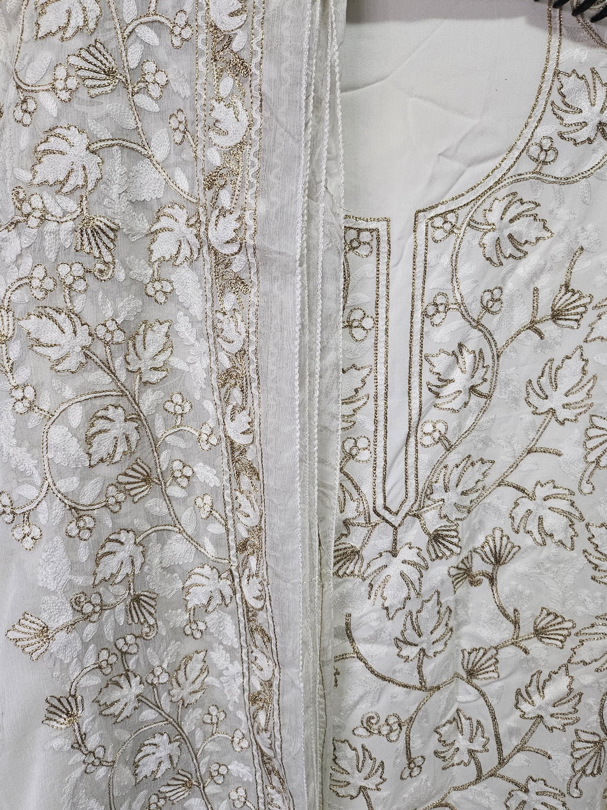 Kashmiri Chinar Leaf Suit