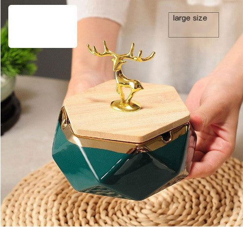 Nordic Style Luxury Decorative Ashtray for Dining Tables