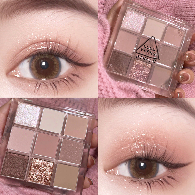 DIKALU Sunset Glow 9-Color Eyeshadow Palette Rumanglobalcraft