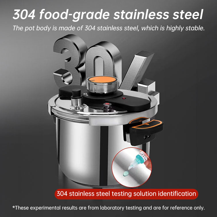 4L/6L Stainless Steel Pressure Cooker, Multi-functional Explosion-proof Pressure Pot for Gas Stove,  Electric P eprolo