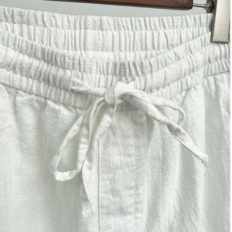 Cotton And Linen Casual Men's Trousers