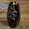 Ceramic inverted incense burner creative kiln turned blue right and left source back to the aromatherapy furnace home decoration Rumanglobalcraft