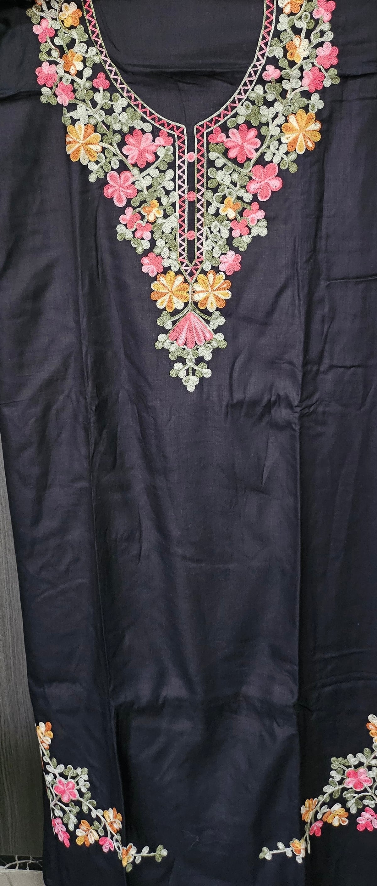 Kashmiri Floral Aari Suit
