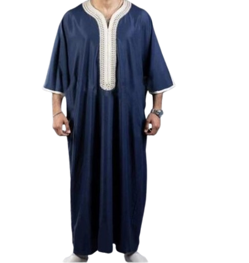 Men’s Black Long Muslim Robe Rumanglobalcraft