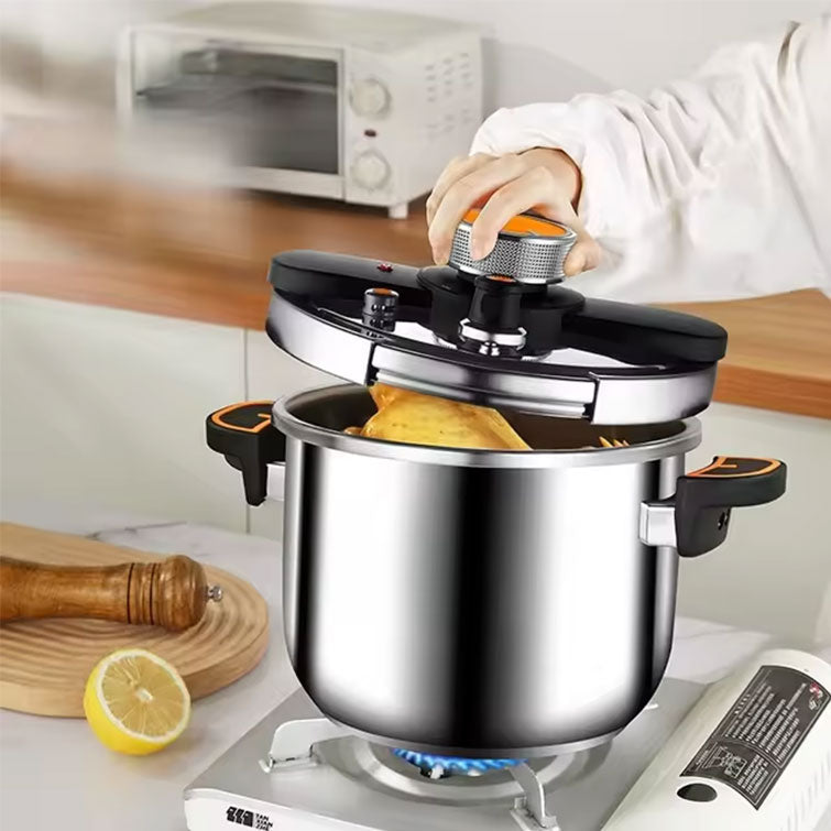 4L/6L Stainless Steel Pressure Cooker, Multi-functional Explosion-proof Pressure Pot for Gas Stove,  Electric P eprolo