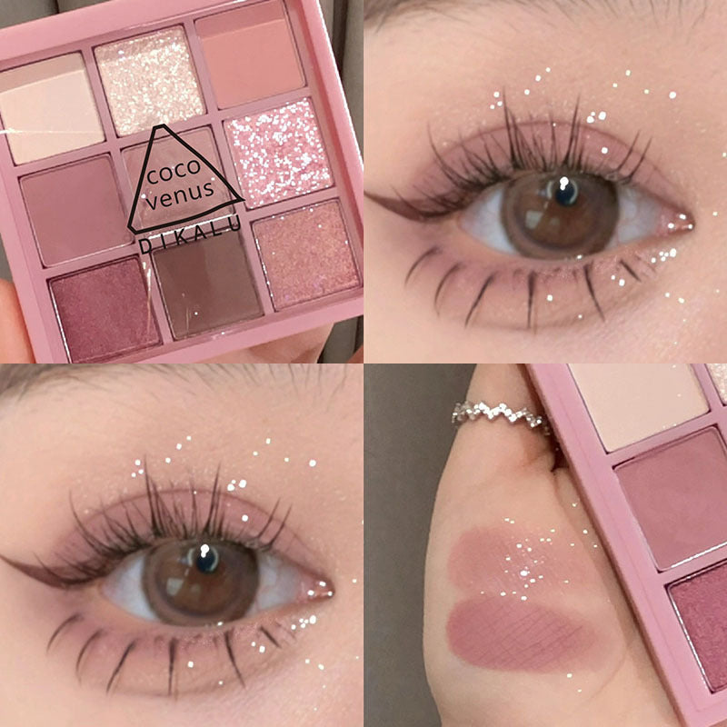 DIKALU Sunset Glow 9-Color Eyeshadow Palette Rumanglobalcraft