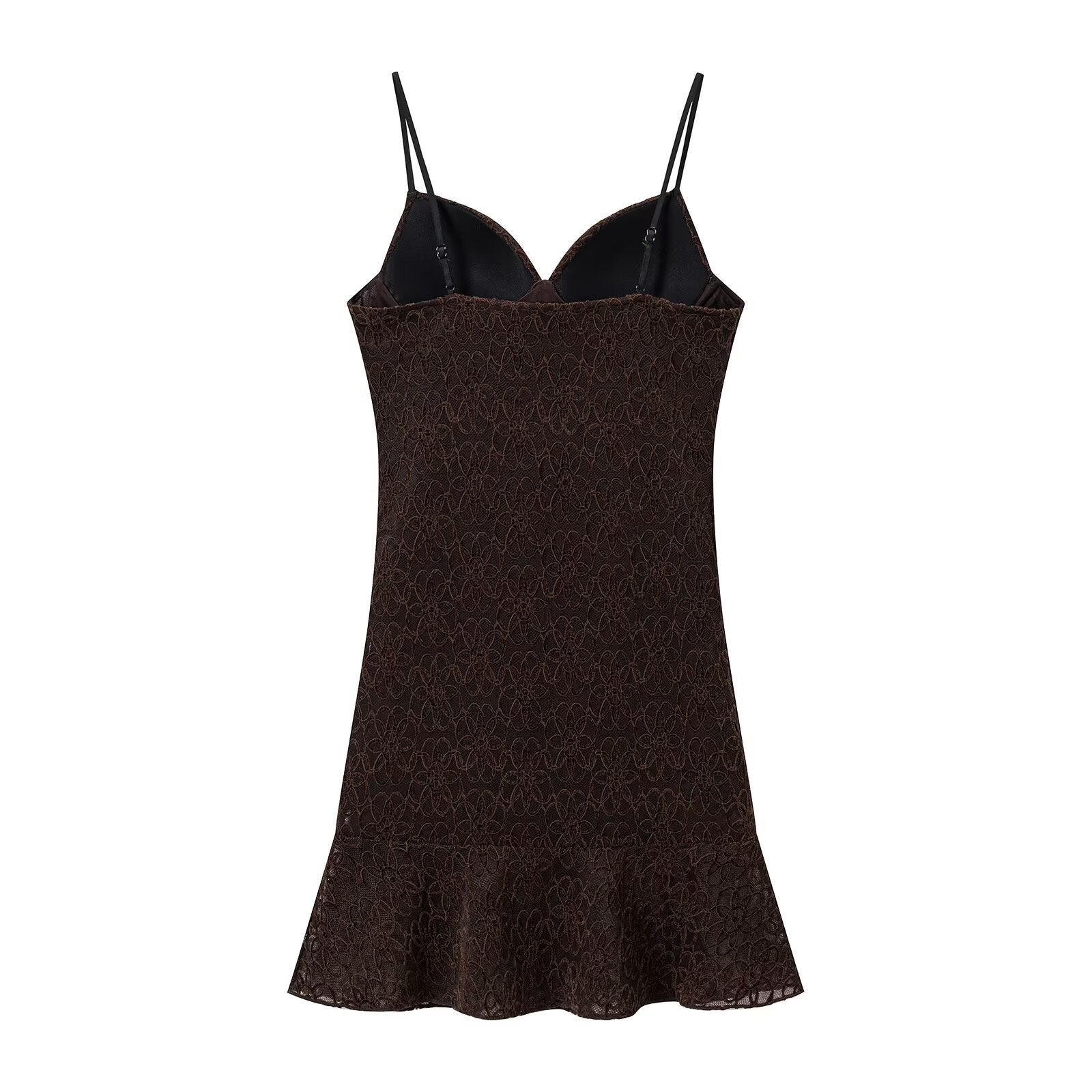 Chic Lace Strapless Short Dress for Women