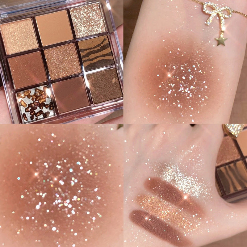 DIKALU Sunset Glow 9-Color Eyeshadow Palette Rumanglobalcraft