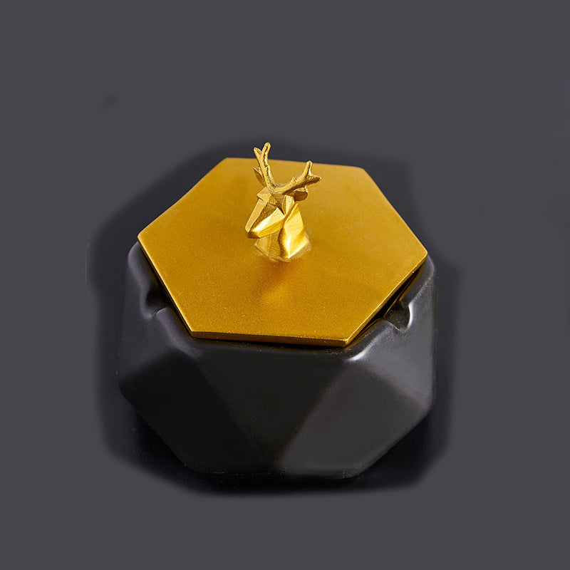Nordic Style Luxury Decorative Ashtray for Dining Tables