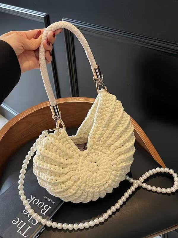 Handwoven Crossbody Bag with Adjustable Strap