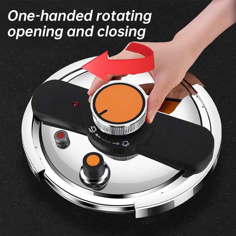 4L/6L Stainless Steel Pressure Cooker, Multi-functional Explosion-proof Pressure Pot for Gas Stove,  Electric P eprolo