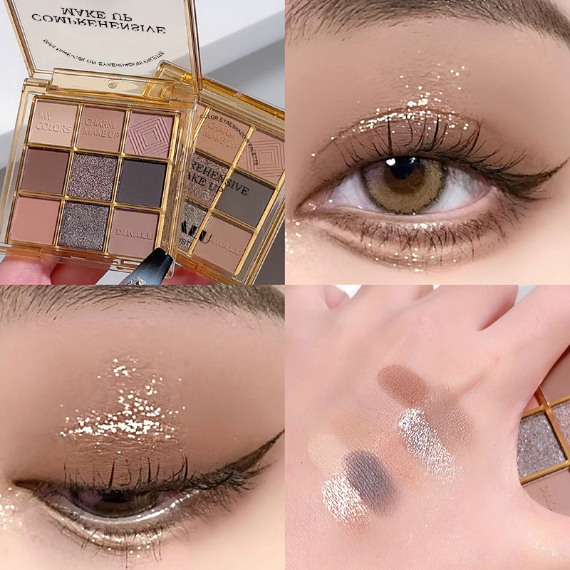 DIKALU Sunset Glow 9-Color Eyeshadow Palette Rumanglobalcraft