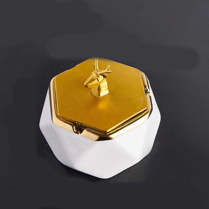 Nordic Style Luxury Decorative Ashtray for Dining Tables