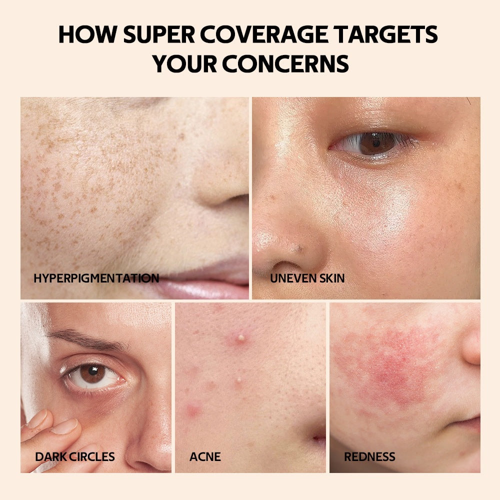 Waterproof Sweat-proof Easy-to-blend Oil-control Concealing Foundation