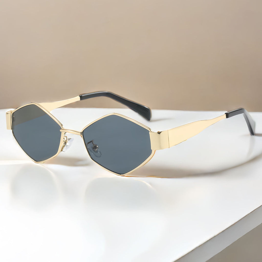 Polygonal sunglasses ultra light sunshade mirror eprolo