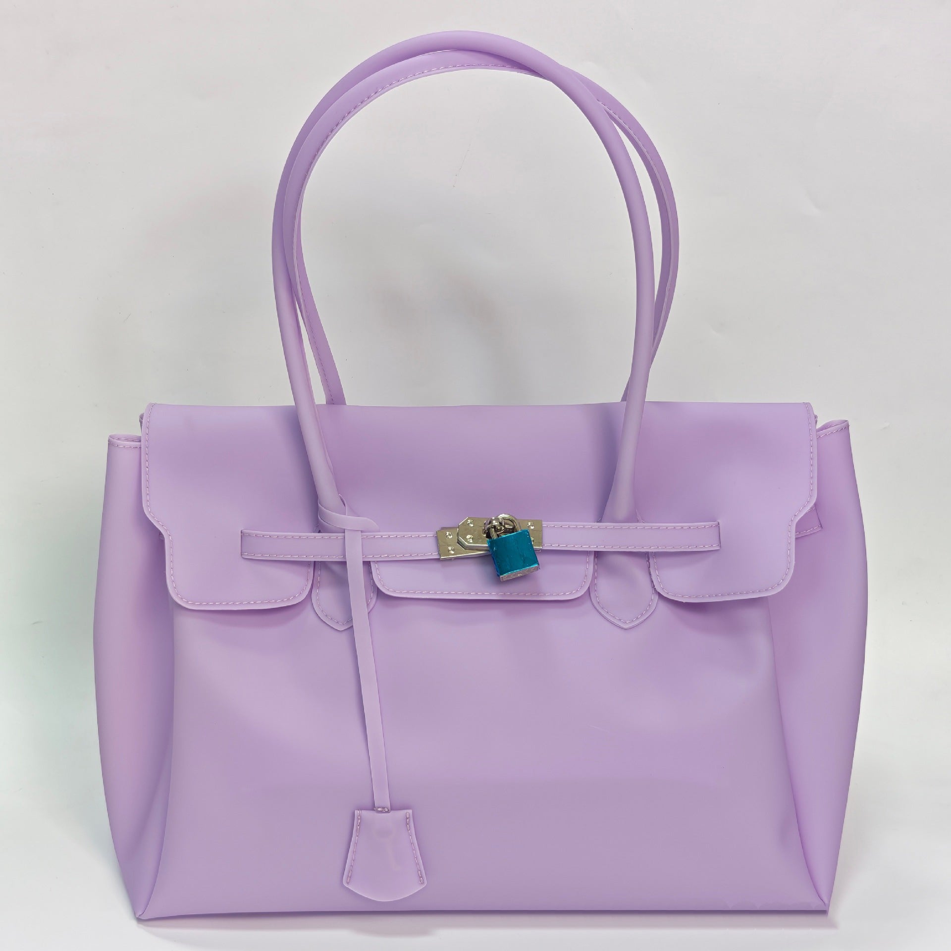 Jellyfirkin New Summer Style Kiiikiii Jelly Tote Shoulder Bag Large Capacity Underarm Bag