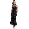 Tailored backless dress