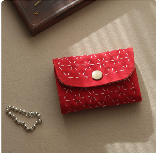 Accordion Coin Purse Handmade Embroidered Vintage Artistic eprolo