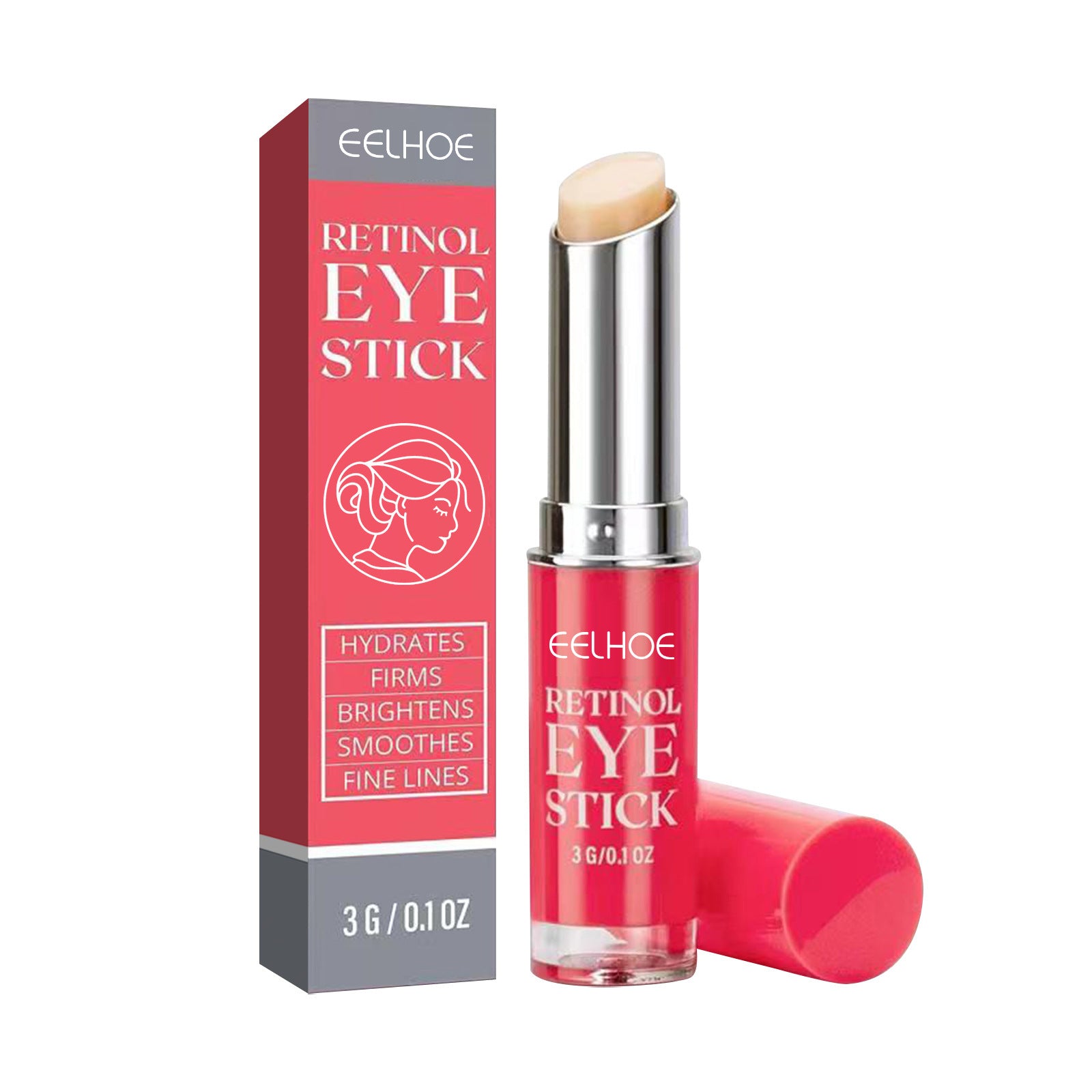 EELHOE Retinol Eye Cream Stick Moisturizing and Nourishing Eye Care for Soft and Smooth Eye Skin