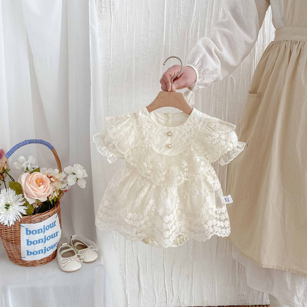 Baby Clothes Romper Summer Sweet Princess Onesie Dress 1st Birthday Outfit Newborn Cotton Bodysuit