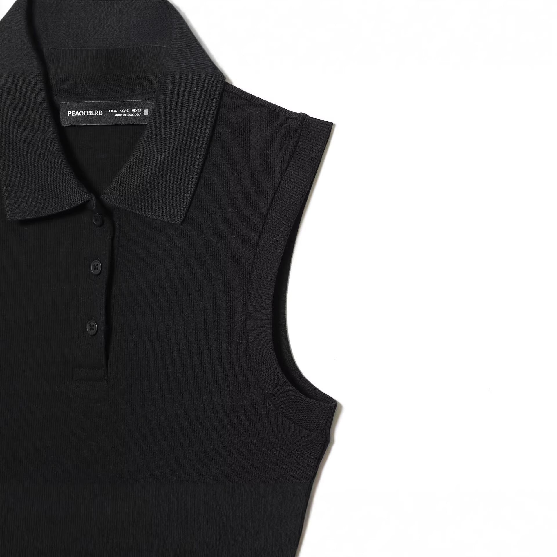 Sleeveless solid color lapel knitted patchwork A-line vest dress