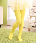 Girls Ballet Dance Pantyhose Children A Thin Section Fashion Velvet Tights Baby Solid Black White Stockings For 0-15Y Kids CN