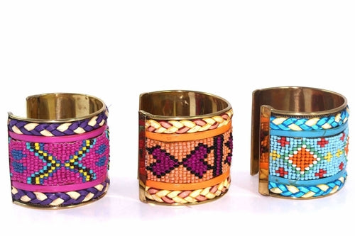 Beaded Cuff Bangles Rumanglobalcraft