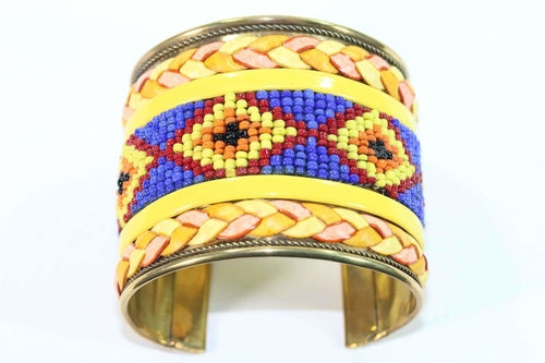 Beaded Cuff Bangles Rumanglobalcraft