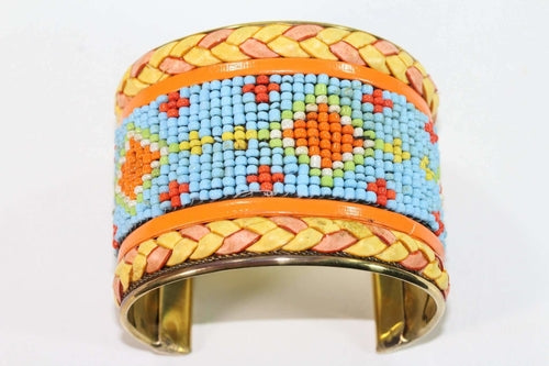 Beaded Cuff Bangles Rumanglobalcraft