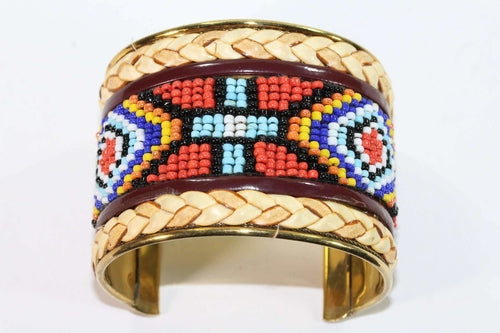 Beaded Cuff Bangles Rumanglobalcraft