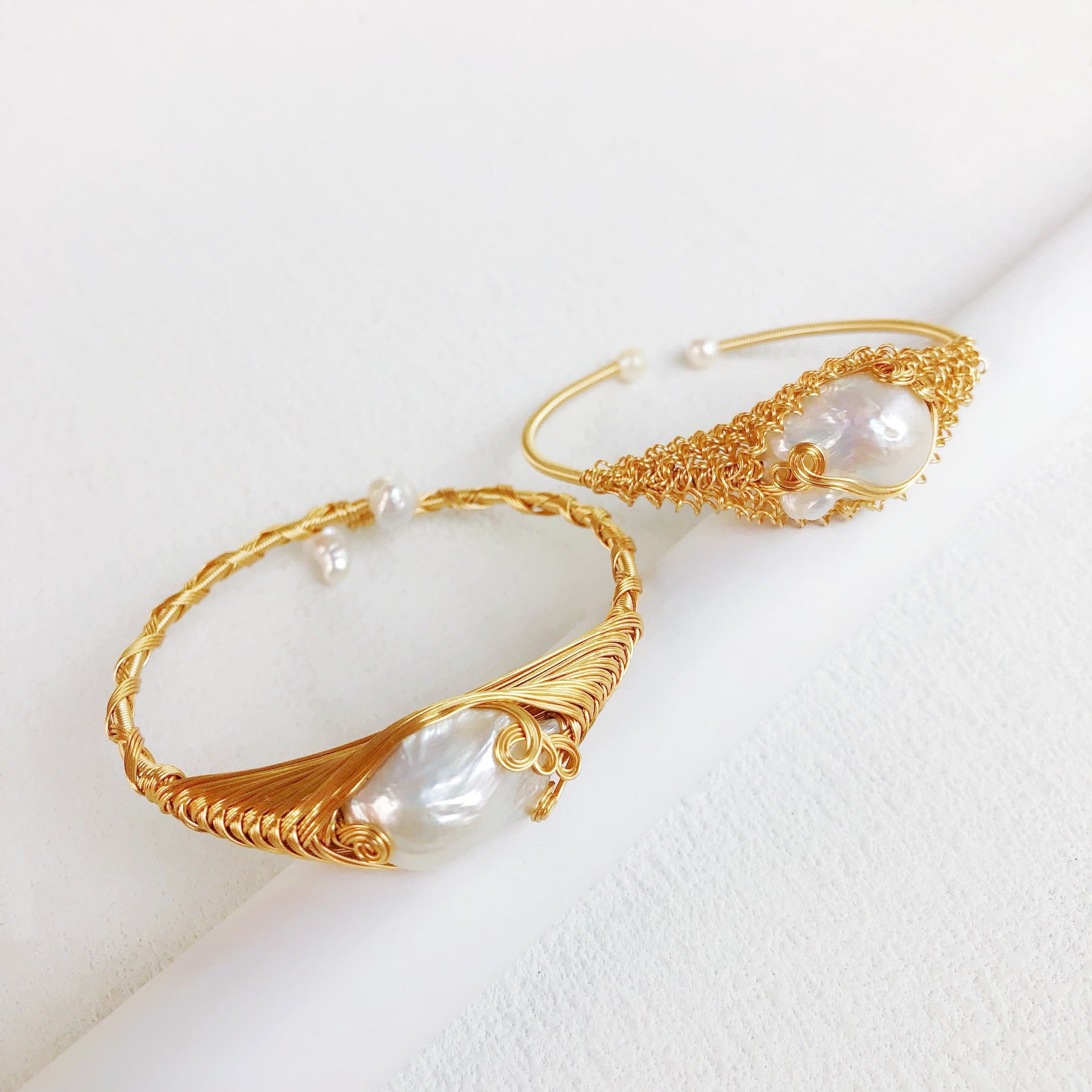 Natural Pearl Bracelet Handmade Winding Woven Collection Fashion Exquisite Joker Bracelet