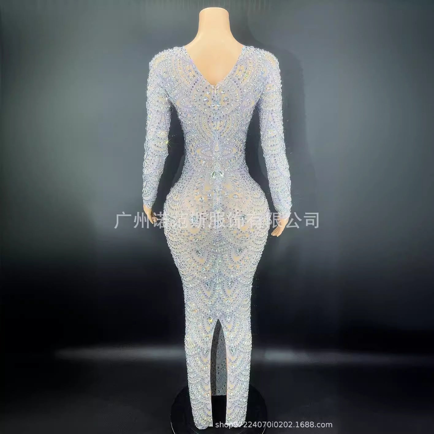 Dress Wedding Party Sparkling Crystal Evening Dress Elegant Dress Women Wedding Party
