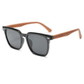 Internet famous fashion rice nail sunglasses polarizing glasses special sunglasses for driving wood grain leg sunglasses women's UV protection