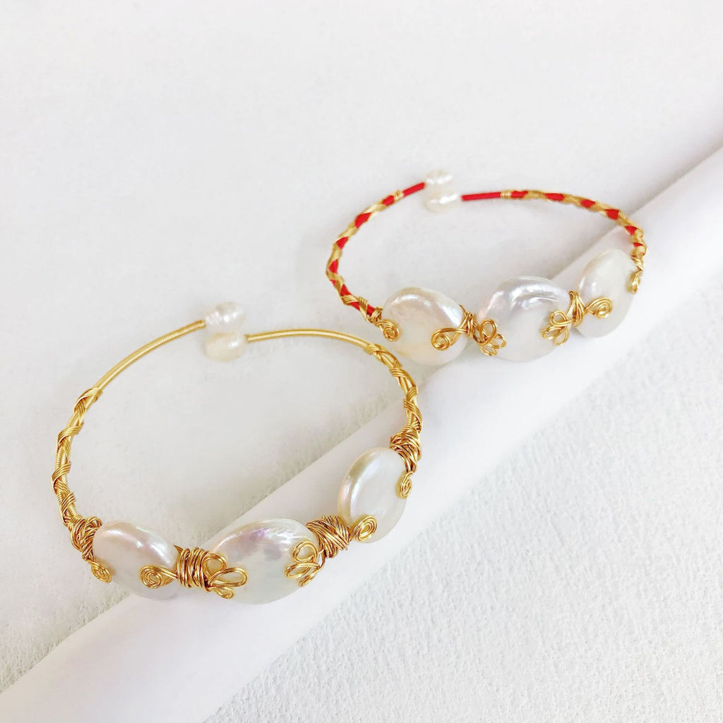 Natural Pearl Bracelet Handmade Winding Woven Collection Fashion Exquisite Joker Bracelet