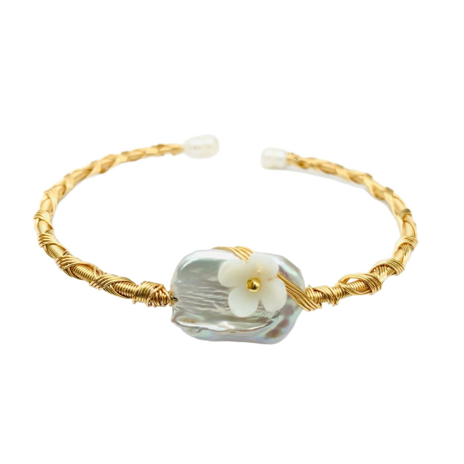 Natural Pearl Bracelet Handmade Winding Woven Collection Fashion Exquisite Joker Bracelet
