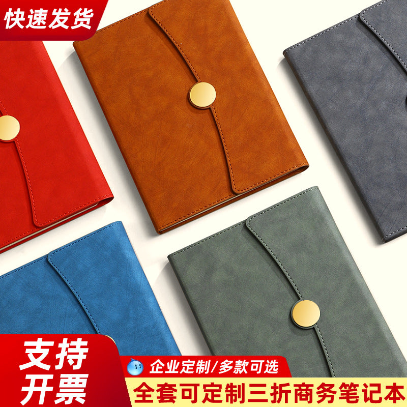 Gift Notebook Set, Corporate Notepad, Office Business Gift Box, Simple Logo, Creative Planner, Light Luxury