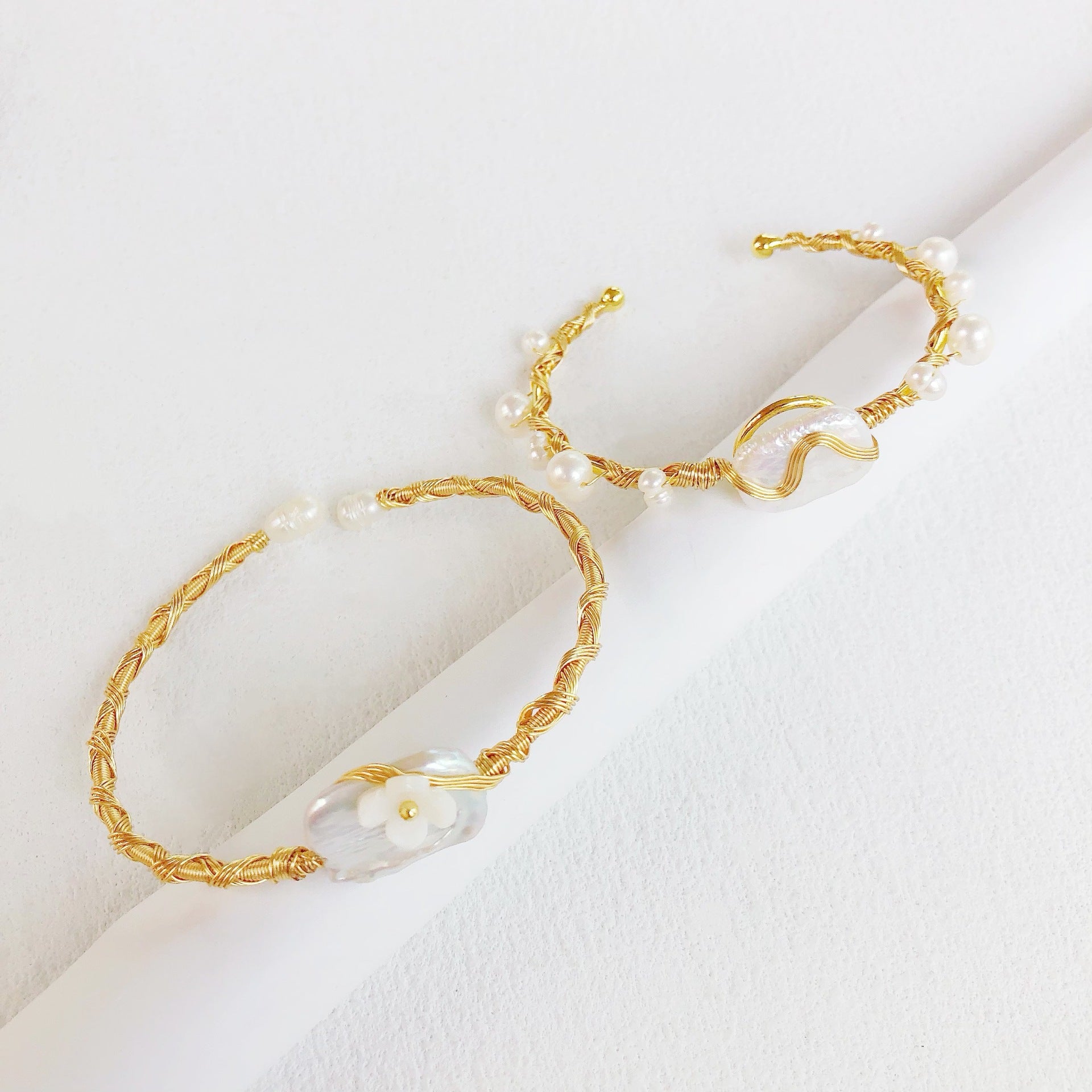 Natural Pearl Bracelet Handmade Winding Woven Collection Fashion Exquisite Joker Bracelet