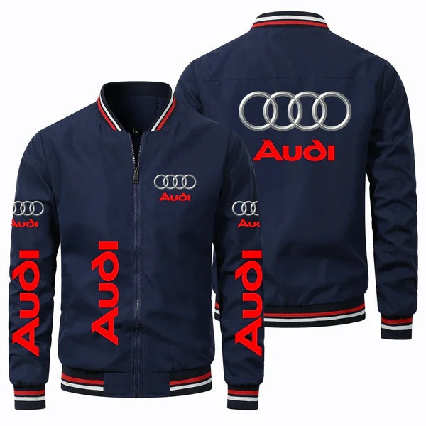 2025 European And American Hot Selling Car Standard Men's Jacket Motorcycle Baseball Suit Casual Loose Sports Zipper Plus Size Jacket Men's Wear