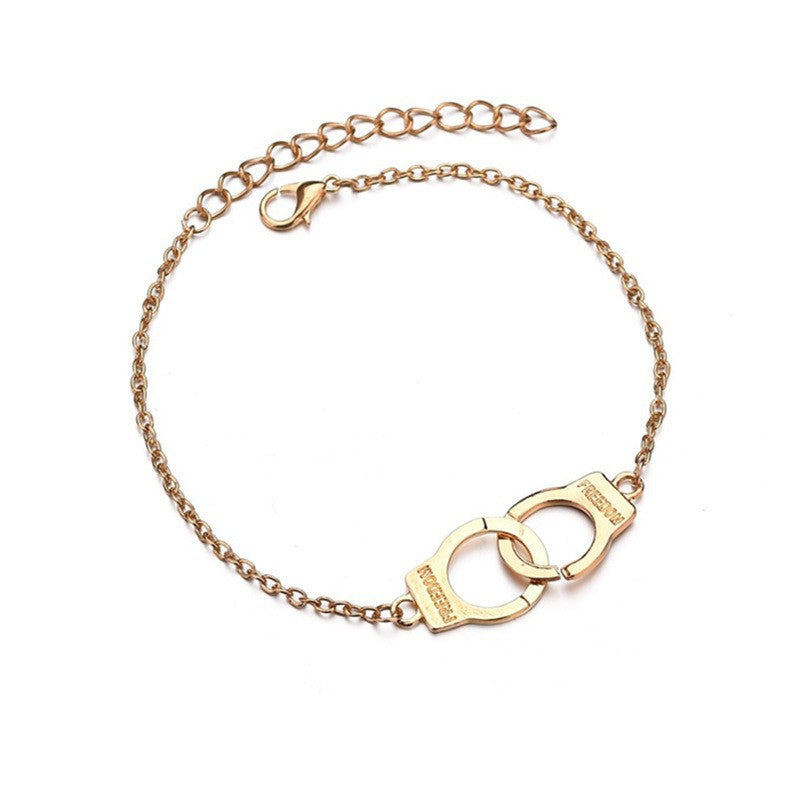 New Love Handcuffs Fashion Popular Beach Anklet Female