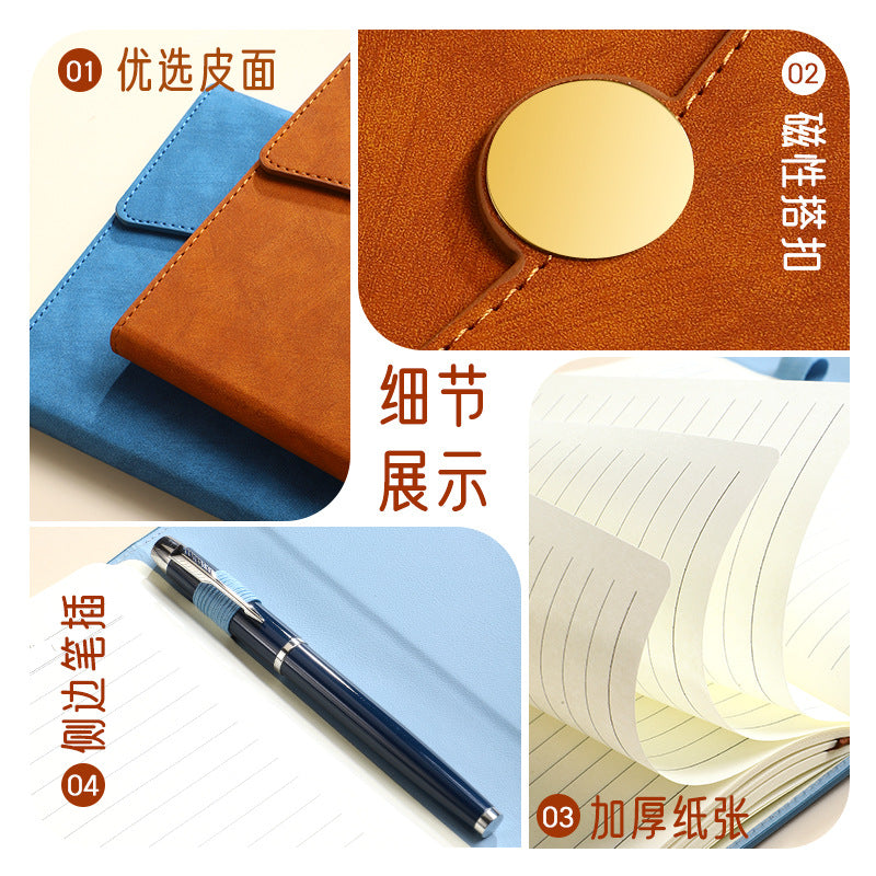 Gift Notebook Set, Corporate Notepad, Office Business Gift Box, Simple Logo, Creative Planner, Light Luxury