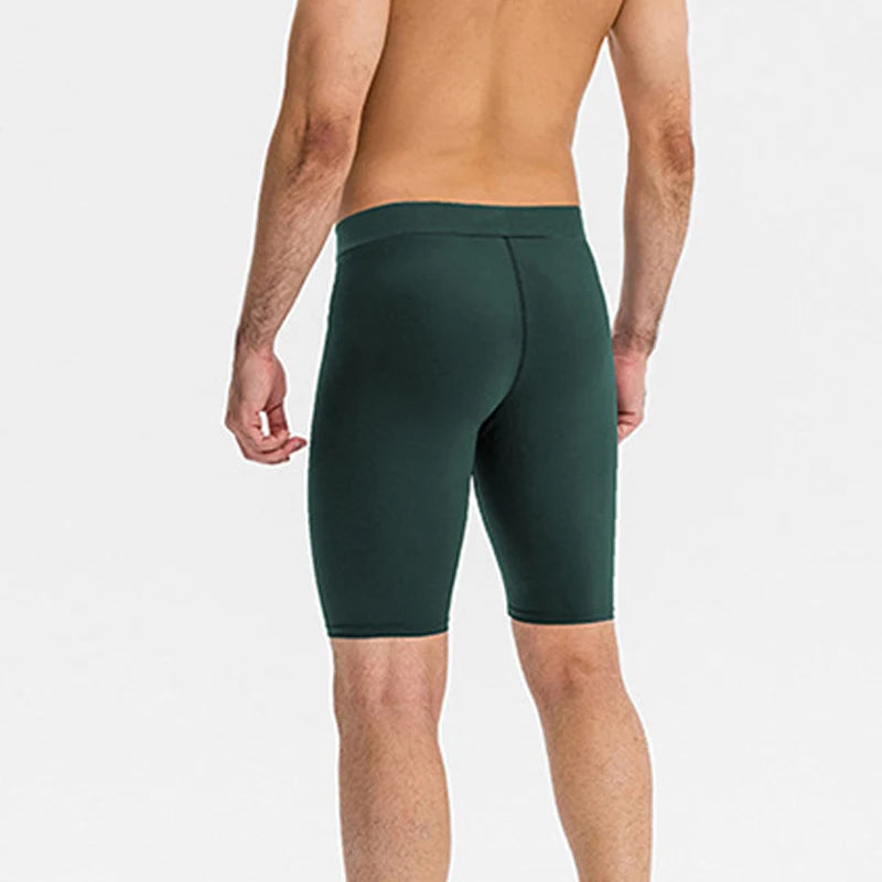Summer Quick Dry Compression Running Tights Men Gym Fitness Training Shorts Pocket Sport Short Pants Workout Bottoms Customize