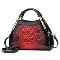 Crocodile Pattern Classic Retro Shoulder Bag Fashionable New Women's Handbag Large Capacity Crossbody Bag Trendy Simple Tote Bag Rumanglobalcraft
