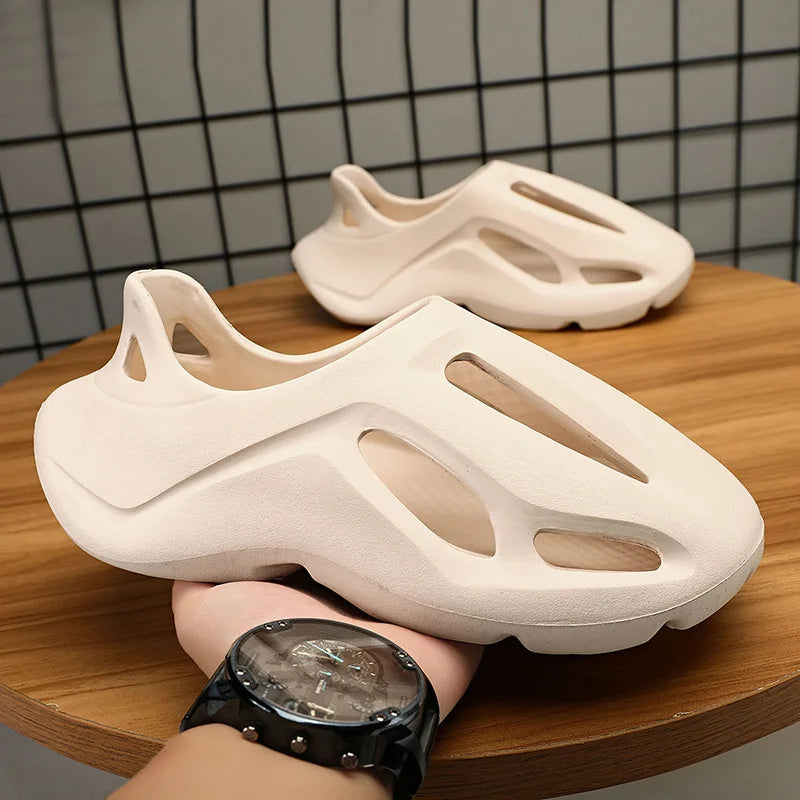 Sandals Mens Slippers Summer EVA Hole Sandals Man Shoes Brand Beach Platform Water Slides Unisex Hollow Sandals Men Casual Shoes