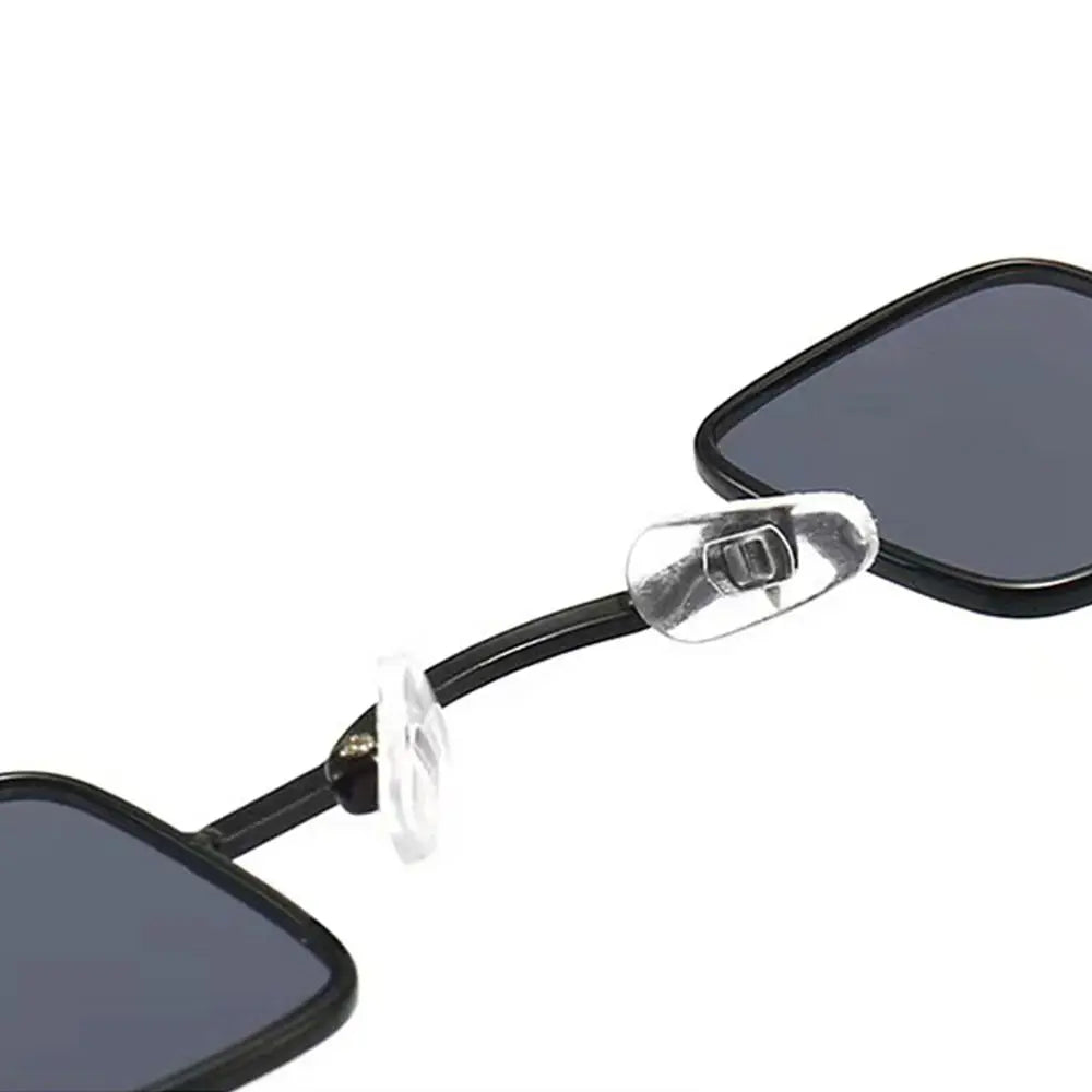 Fashion Small Square Sunglasses Ultra Light Metal Frame Hip Hop Punk Sun Glasses Candy Color Sunglasses Shades for Women Men