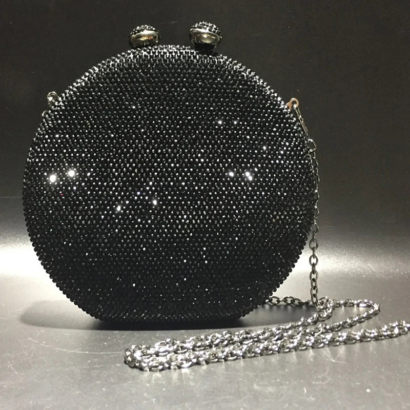 Flower Crystal Evening Bag 16 Colors Women Wedding Purse Diamond Minaudiere Lady Rhinestone Party Handbags Prom Cocktail Purses