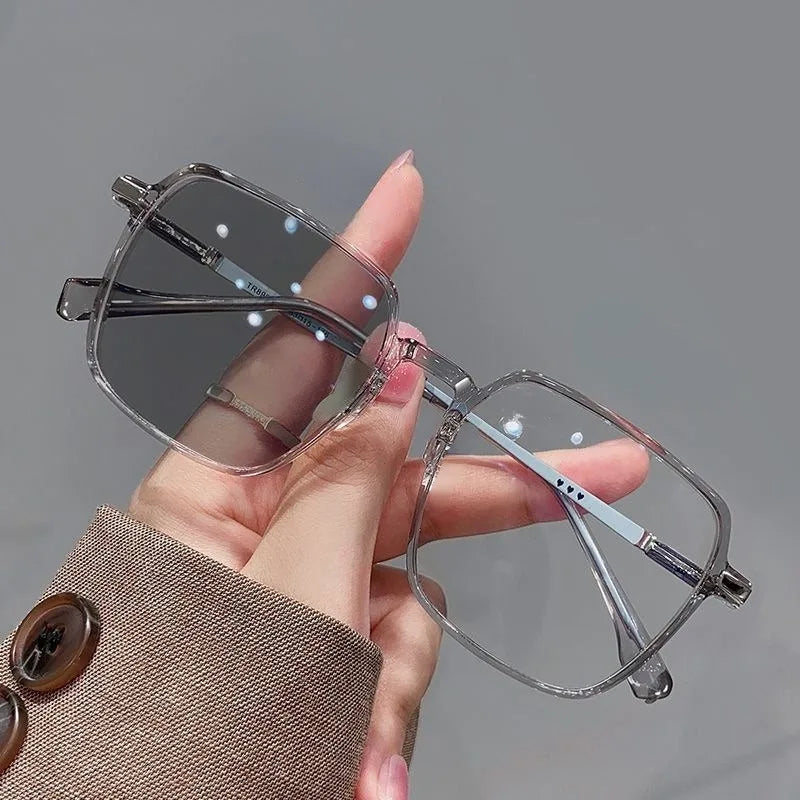 Photochromic Anti Radiation Glasses Metal Eyeglass For Woman Men (Copy)