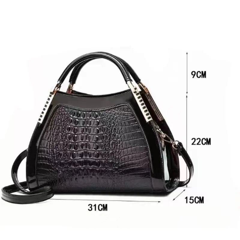 Patent Leather Shoulder Crossbody Hand Bags for Women Brand Luxury Handbags Women Bags Designer Hobos Two Layers Sac Handbags Rumanglobalcraft