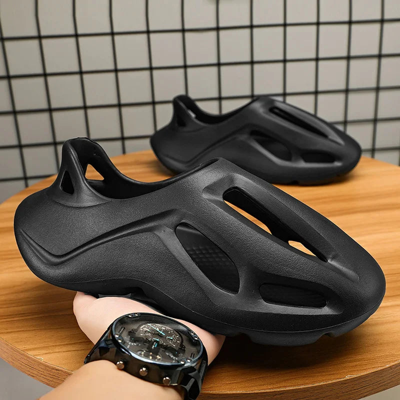 Sandals Mens Slippers Summer EVA Hole Sandals Man Shoes Brand Beach Platform Water Slides Unisex Hollow Sandals Men Casual Shoes