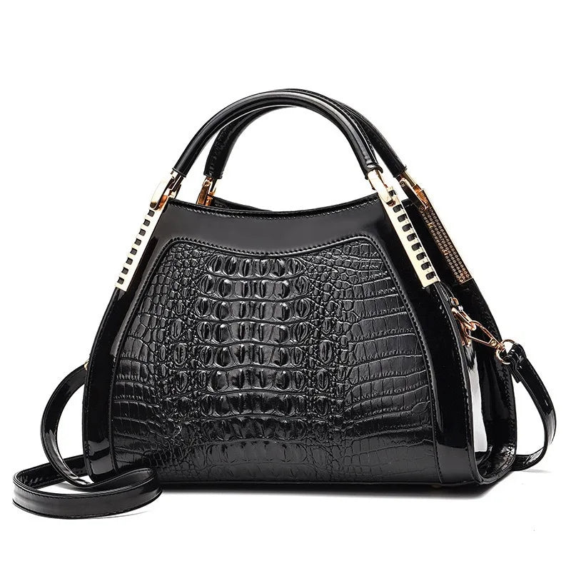 Patent Leather Shoulder Crossbody Hand Bags for Women Brand Luxury Handbags Women Bags Designer Hobos Two Layers Sac Handbags Rumanglobalcraft