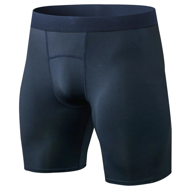 Summer Quick Dry Compression Running Tights Men Gym Fitness Training Shorts Pocket Sport Short Pants Workout Bottoms Customize